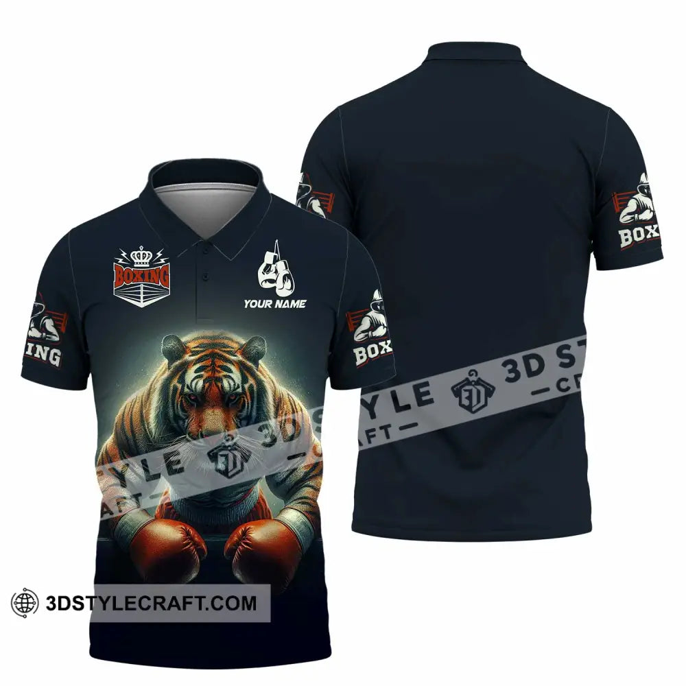 Unisex Shirt - Custom Tiger Boxing Lover Classic Shirt Polo Shirt / S T-shirt