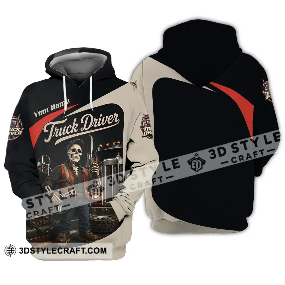 Unisex Shirt - Custom Truck Driver Shirt - Hoodie / S - T-shirt