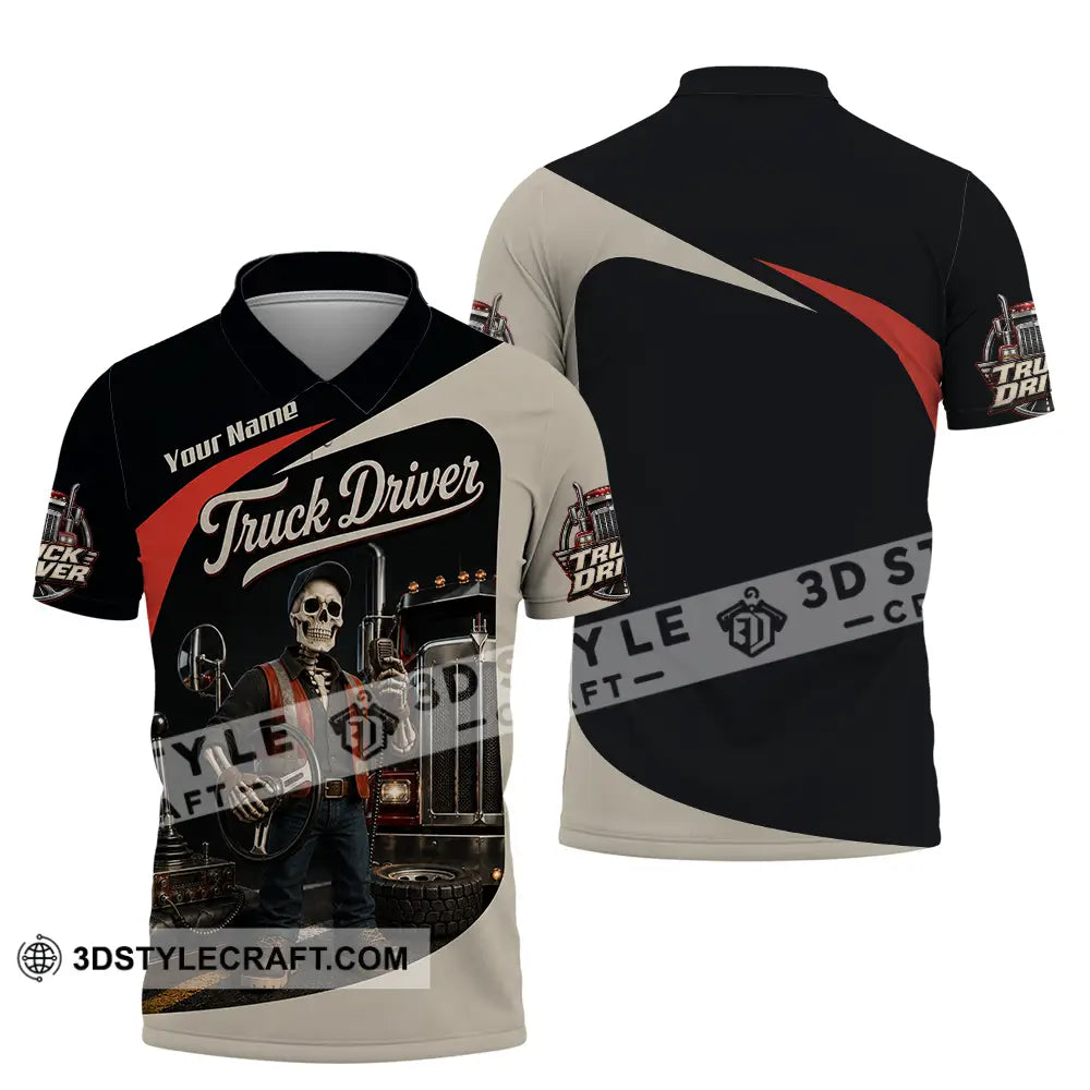 Unisex Shirt - Custom Truck Driver Shirt - Polo Shirt / S - T-shirt