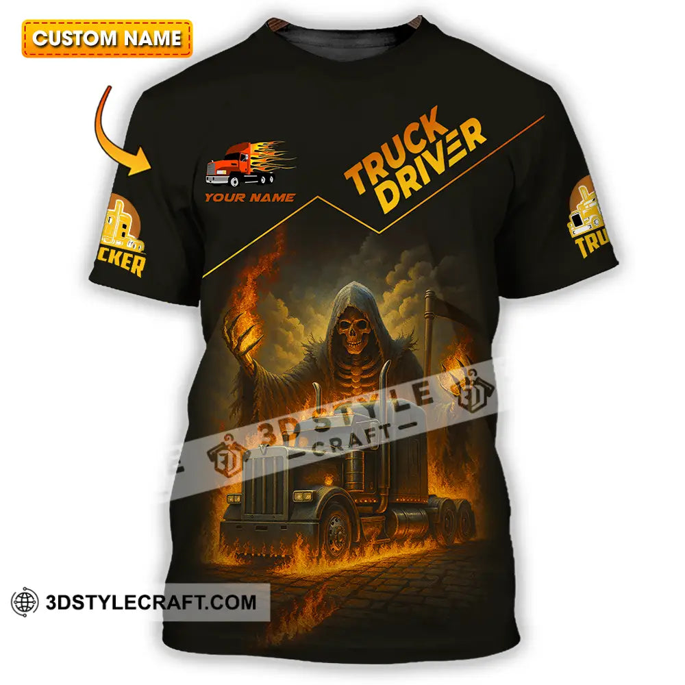 Unisex Shirt - Custom Truck Driver Shirt T-shirt