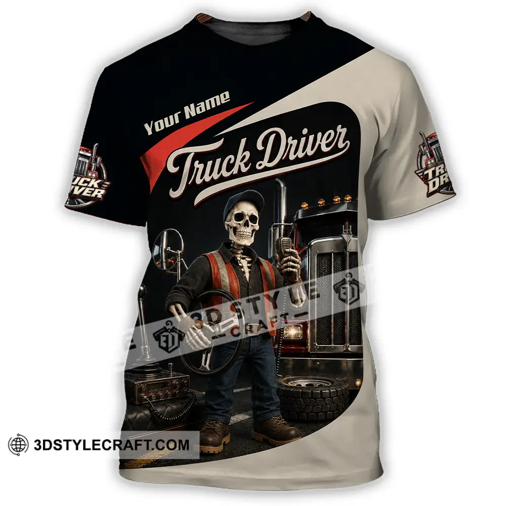 Unisex Shirt - Custom Truck Driver Shirt - T-Shirt / S - T-shirt