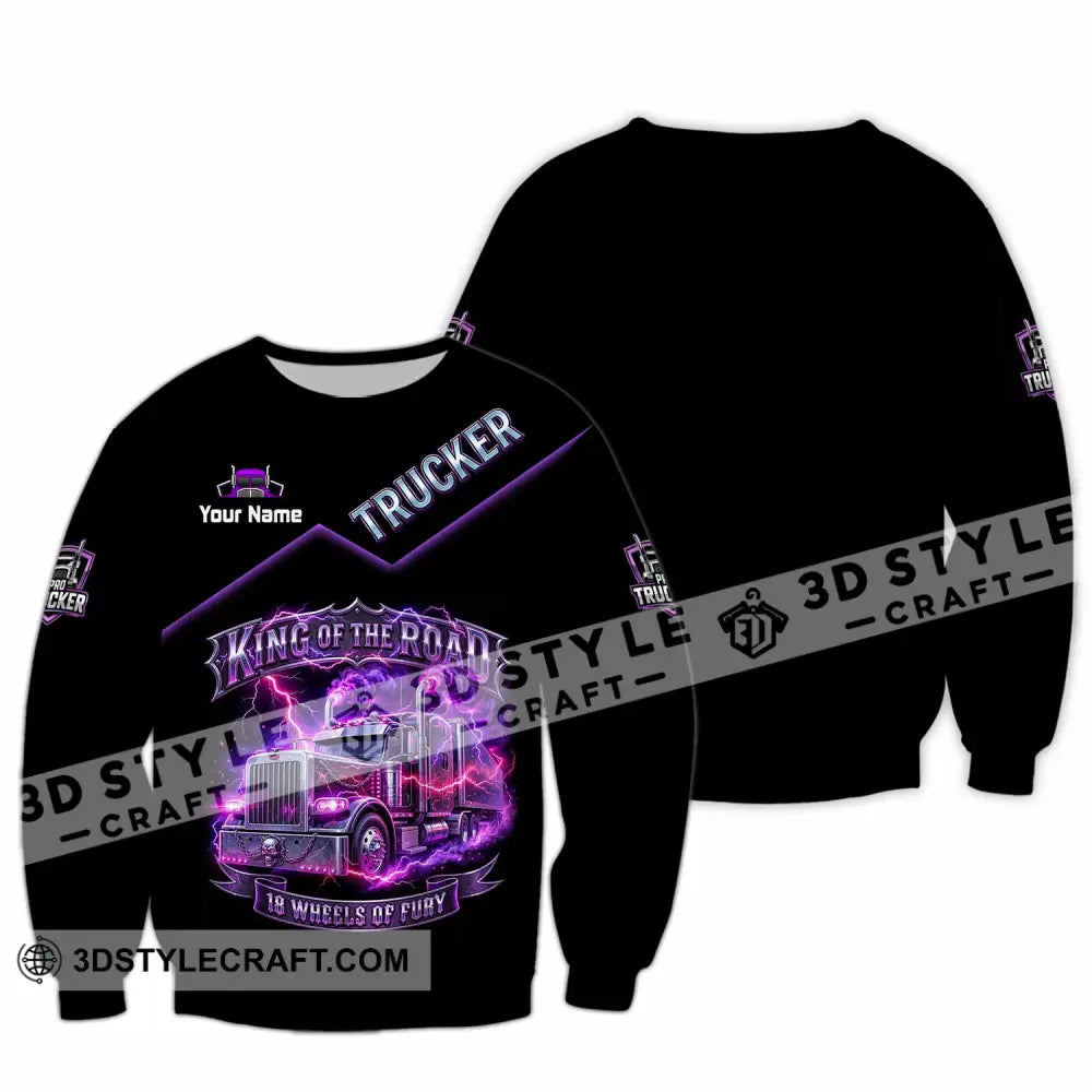 Unisex Shirt - Custom Trucker Shirt - Long Sleeve / S - T-shirt