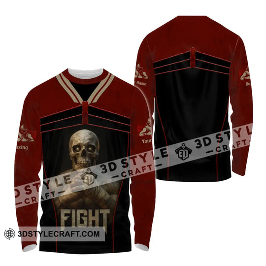 Unisex Shirt - Custom Try Your Hard Fight Man Sport Shirt style option 4