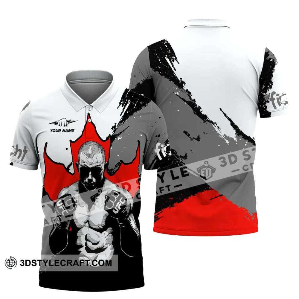 Unisex Shirt - Custom Try Your Hard Fight Man Sport Shirt Polo Shirt / S T-shirt