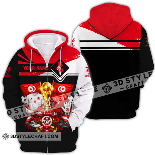 Unisex Shirt - Custom Tunisia 3D Shirt style option 4
