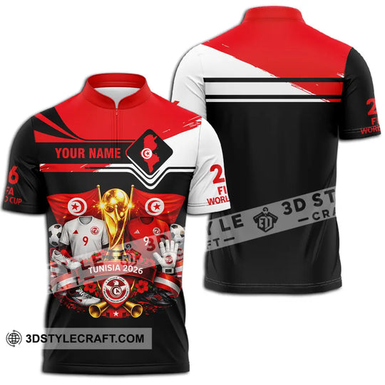 Unisex Shirt - Custom Tunisia 3D Shirt style option 2