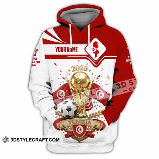 Unisex Shirt - Custom Tunisia World Cup 2026 3D Shirt style option 3