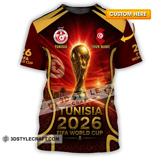 Unisex Shirt - Custom Tunisia World Cup 2026 Shirt style option 1