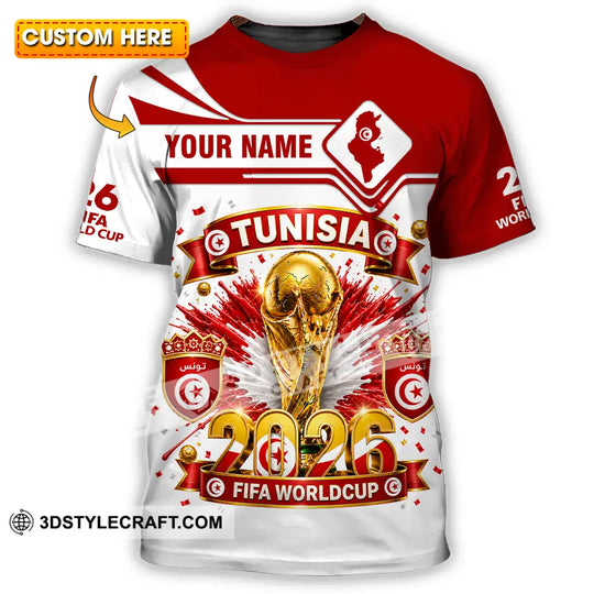 Unisex Shirt - Custom Tunisia World Cup 2026 Shirt style option 1