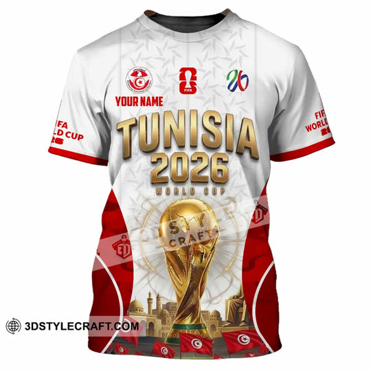 Unisex Shirt - Custom Tunisia World Cup 2026 Shirt style option 4