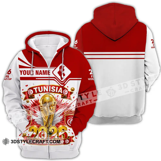 Unisex Shirt - Custom Tunisia World Cup 2026 Shirt style option 4