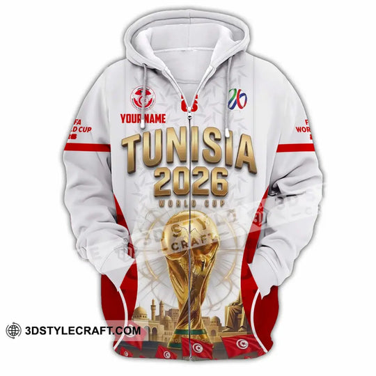 Unisex Shirt - Custom Tunisia World Cup 2026 Shirt style option 3