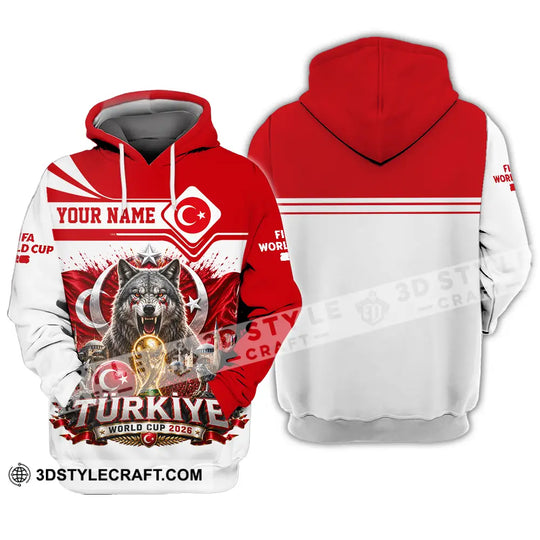 Unisex Shirt - Custom Turkiye World Cup 2026 Shirt style option 3
