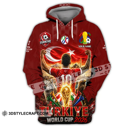 Unisex Shirt - Custom Turkiye World Cup 2026 Shirt style option 2