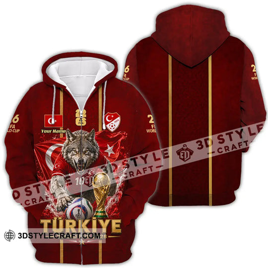 Unisex Shirt - Custom Turkiye World Cup 2026 Shirt style option 4
