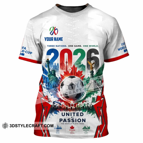 Unisex Shirt - Custom United By Passion World Cup 2026 Shirt style option 4