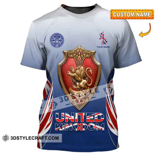 Unisex Shirt - Custom United Kingdom 3D Shirt style option 1