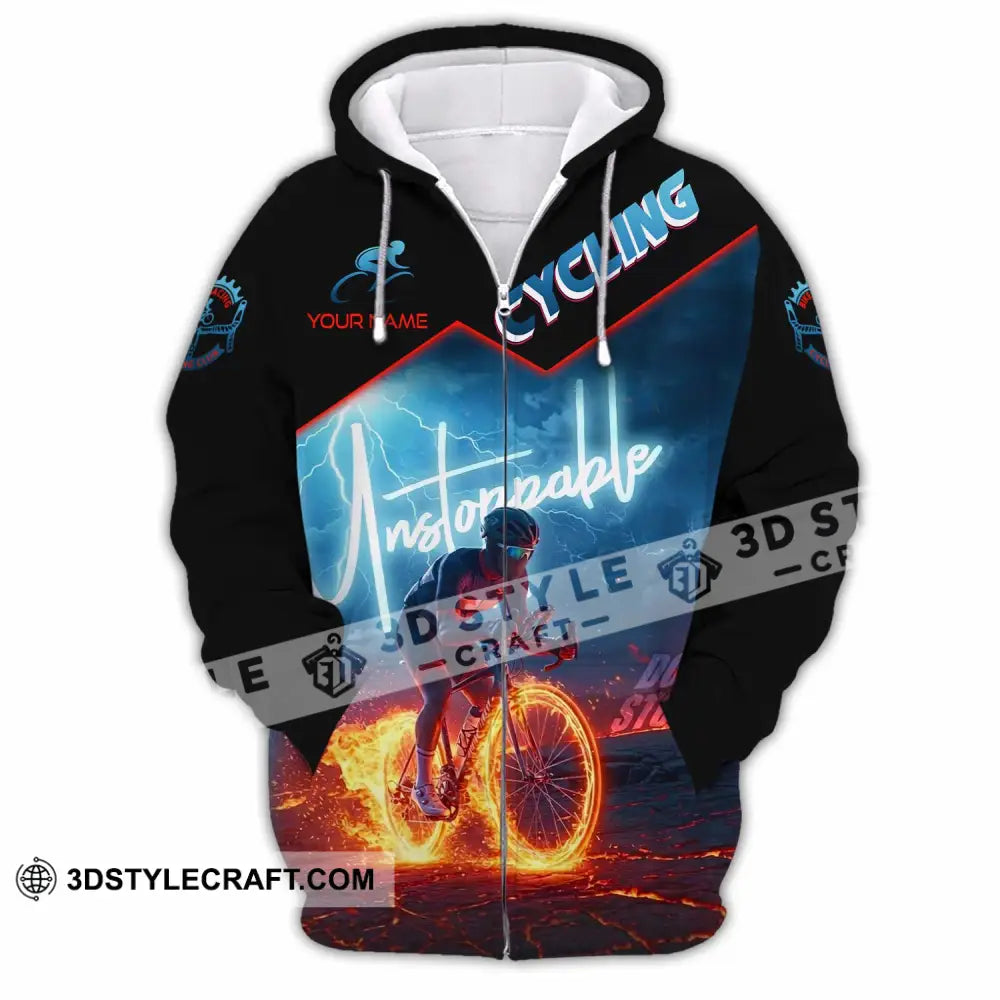 Unisex Shirt - Custom Unstoppable Cycling 3D Shirt T-shirt