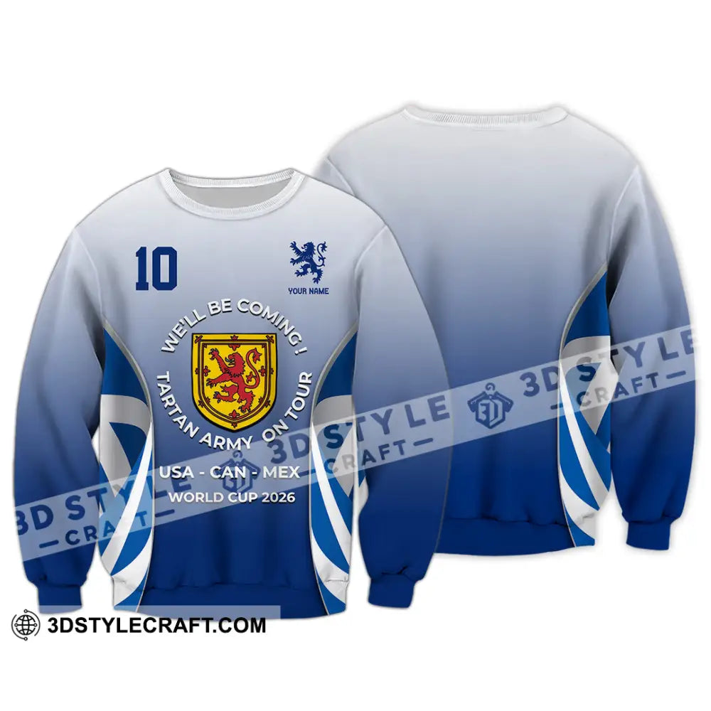 Unisex Shirt - Custom USA CAN MEX World Cup 2026 3D Shirt Long Sleeve / S T-shirt