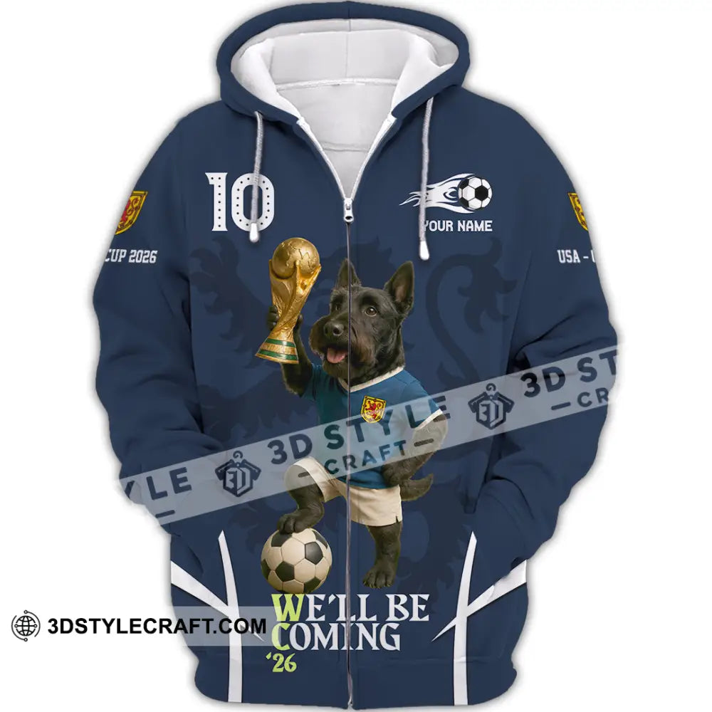 Unisex Shirt - Custom USA We’ll Be Coming 26 3D Shirt Zipper Hoodie / S T-shirt