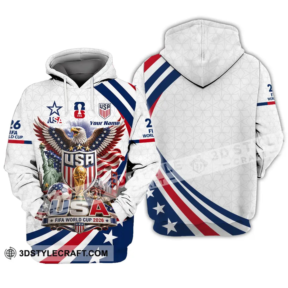 Unisex Shirt - Custom USA World Cup 2026 Shirt - Hoodie / S - T-shirt