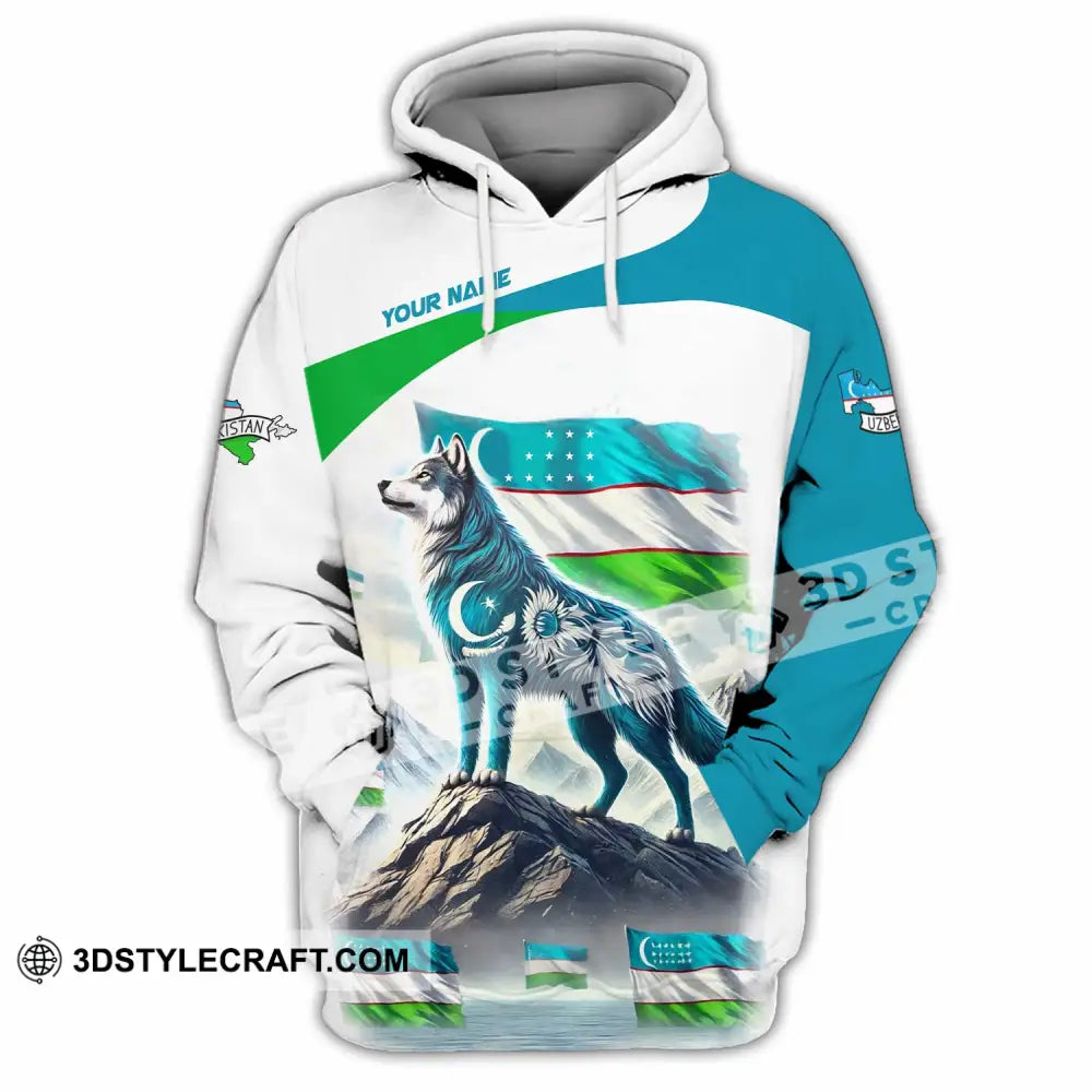 Unisex Shirt - Custom Uzbekistan Shirt - Hoodie / S - T-shirt