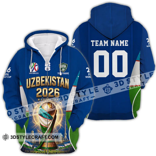 Unisex Shirt - Custom Uzbekistan World Cup 2026 Shirt style option 4