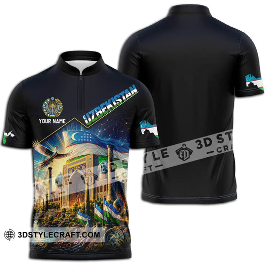 Unisex Shirt - Custom Uzbekistan Shirt style option 2