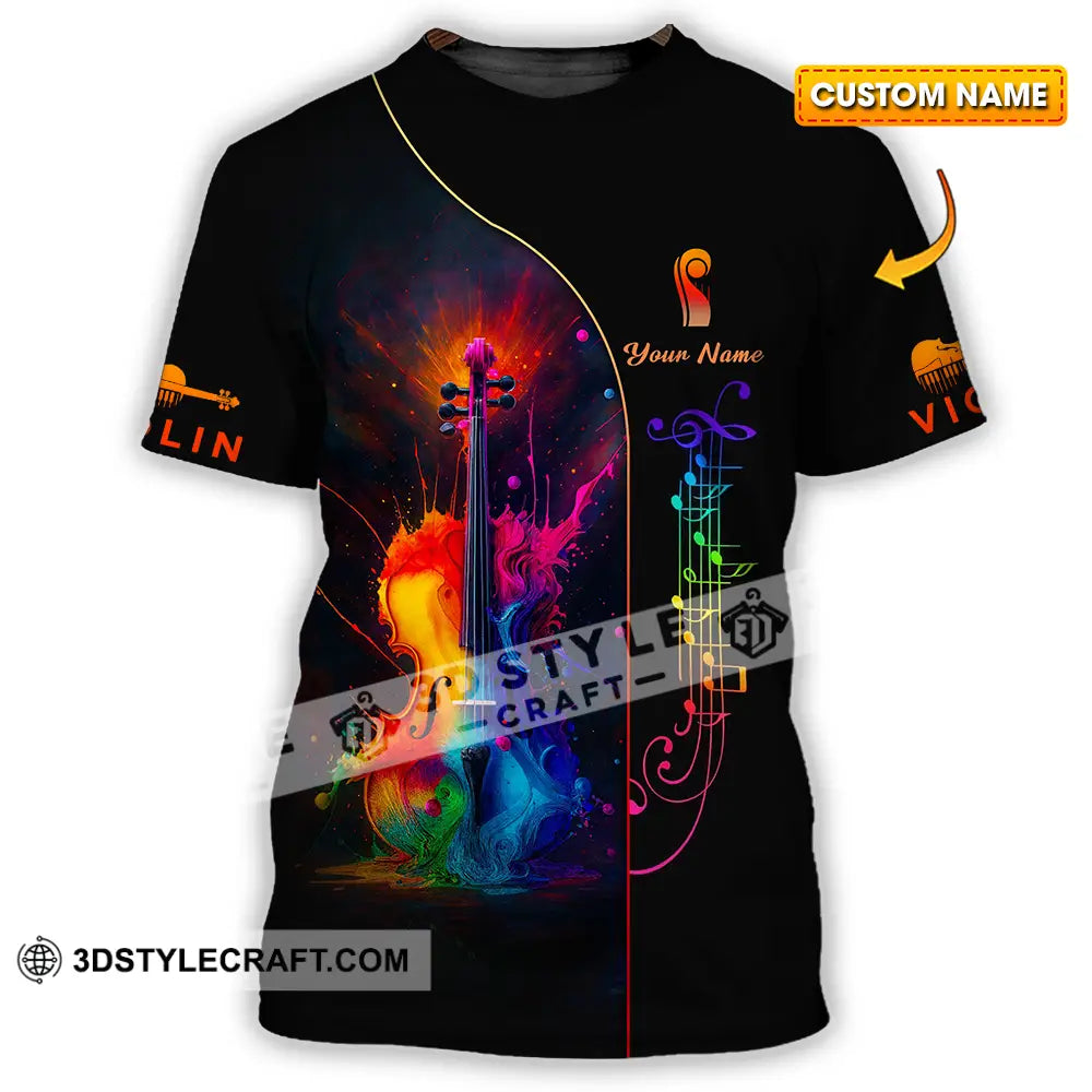 Unisex Shirt Custom Violin Lover Shirt T shirt