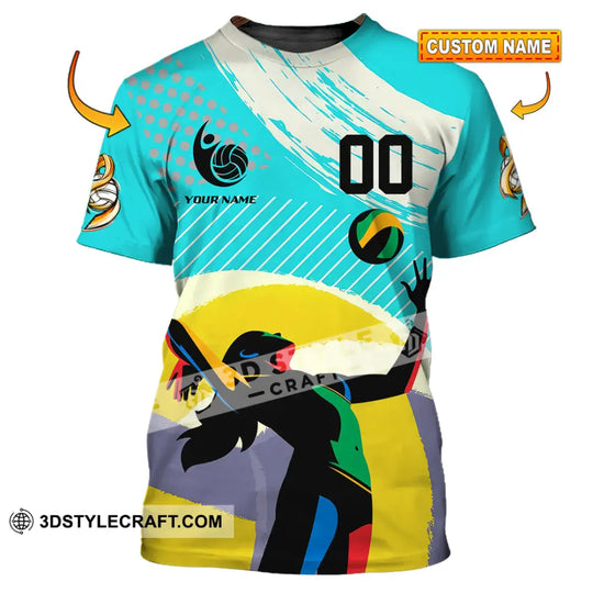 Unisex Shirt - Custom Volleyball 3D Shirt style option 1