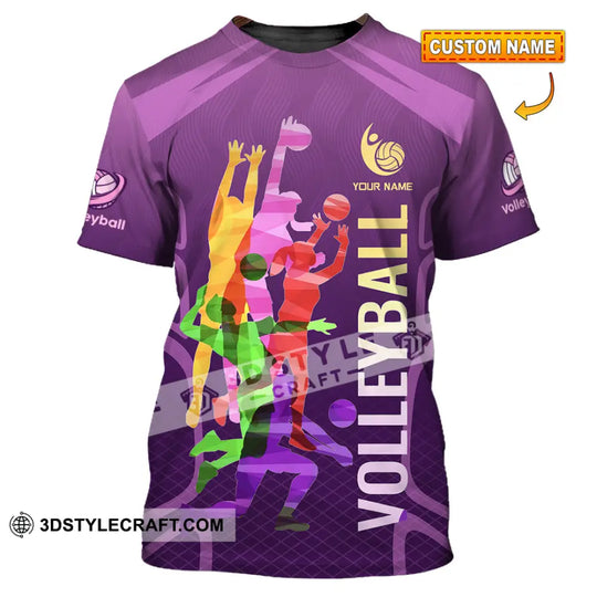 Unisex Shirt - Custom Volleyball 3D Shirt style option 1
