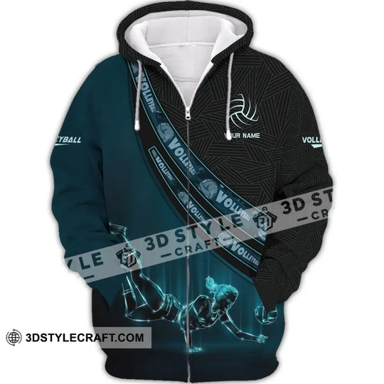 Unisex Shirt, Custom Volleyball Shirt, Volleyball Hoodie, Volleyball Team T-Shirt, Gift for Volleyball Players style option 2
