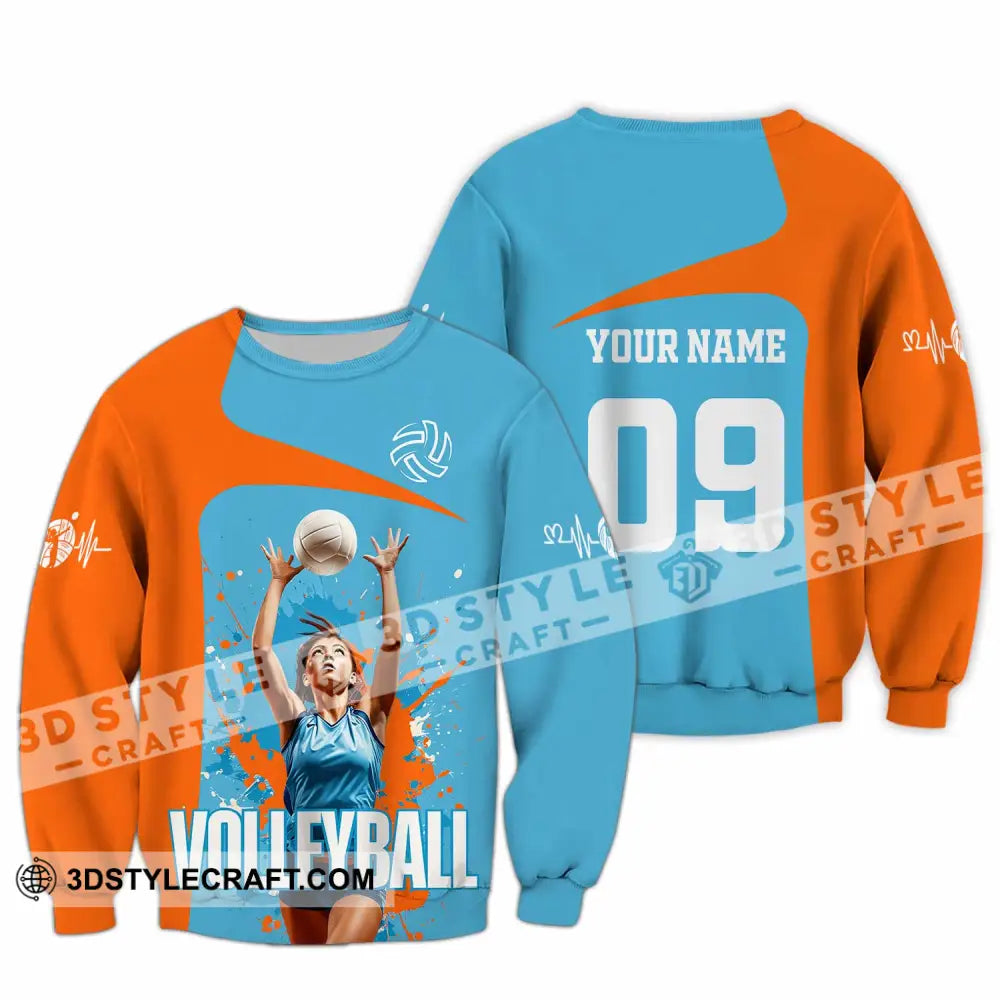 Unisex Shirt - Custom Volleyball Shirt Long Sleeve / S T-shirt