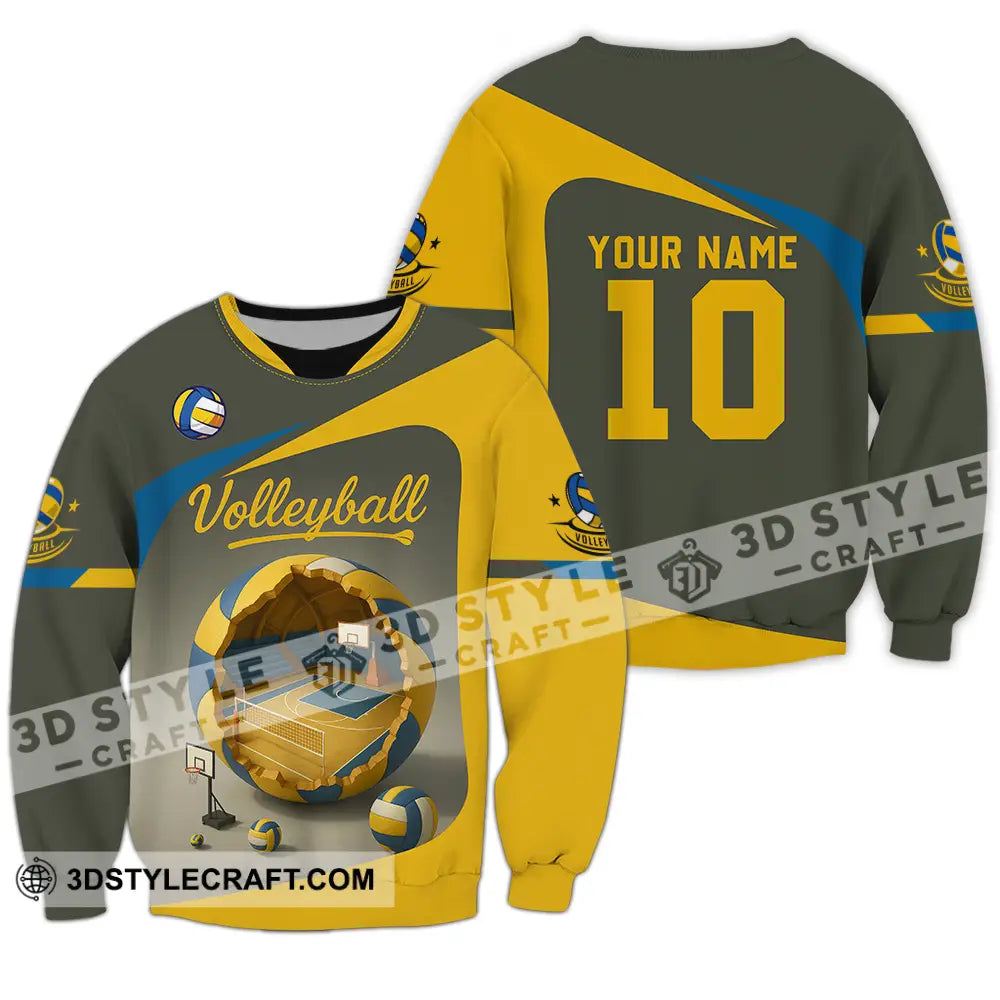Unisex Shirt - Custom Volleyball Shirt Long Sleeve / S T-shirt