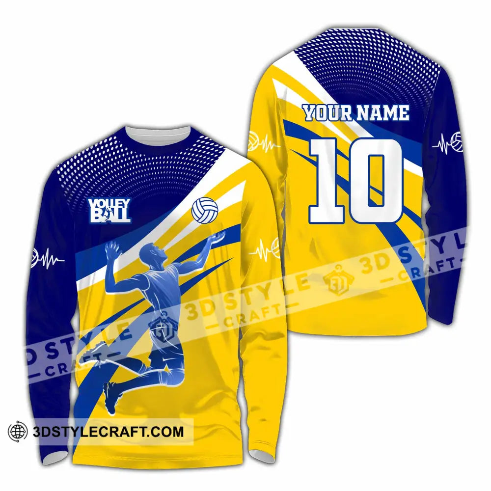Unisex Shirt - Custom Volleyball Shirt Long Sleeve Shirt / S T-shirt