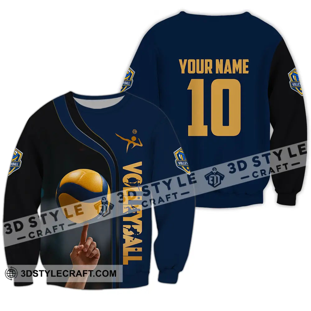 Unisex Shirt - Custom Volleyball Shirt Long Sleeve / S T-shirt