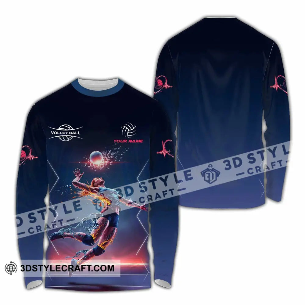 Unisex Shirt Custom Volleyball Shirt Long Sleeve Shirt / S T shirt