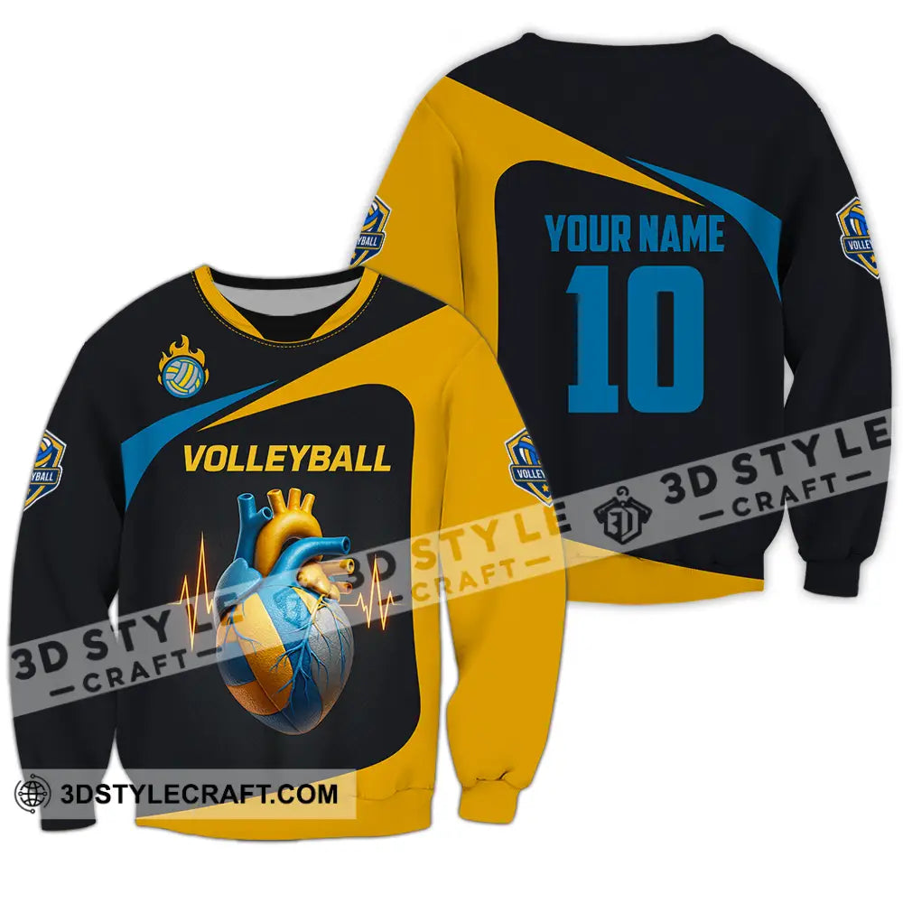 Unisex Shirt - Custom Volleyball Shirt Long Sleeve / S T-shirt