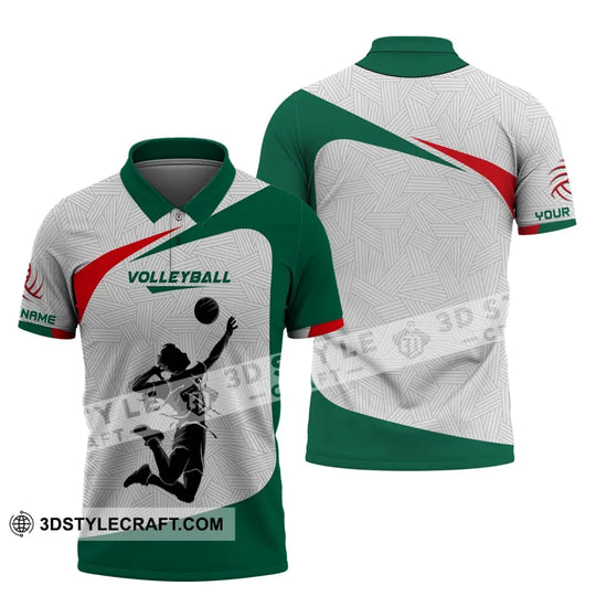 Unisex Shirt, Custom Volleyball Shirt, Volleyball Polo, T-Shirt for Volleyball Team, Gift for Volleyball Players style option 4