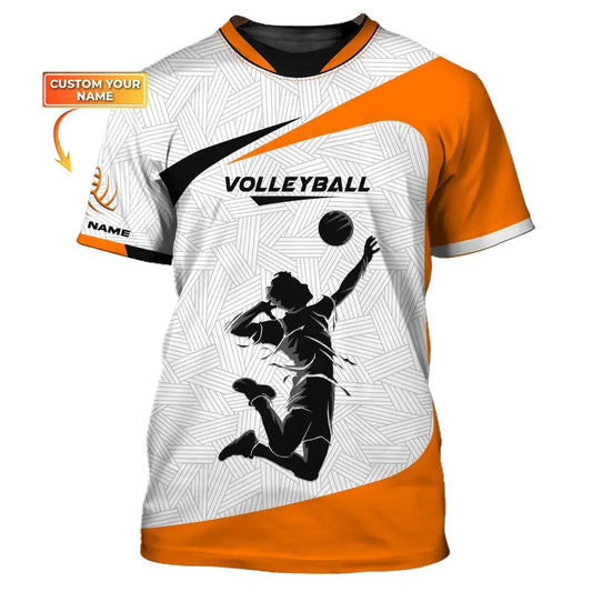 Unisex Shirt Custom Volleyball Polo Team T-Shirt Gift For Players / S