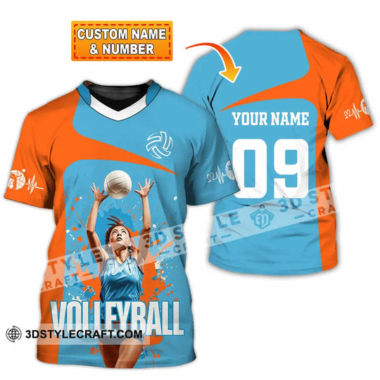 Unisex Shirt - Custom Volleyball Shirt style option 1