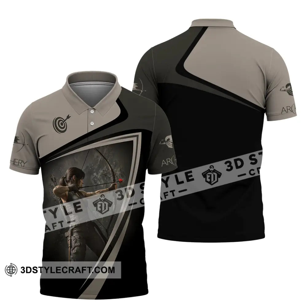 Unisex Shirt - Custom Warrior Archery Shirt Polo Shirt / S T-shirt