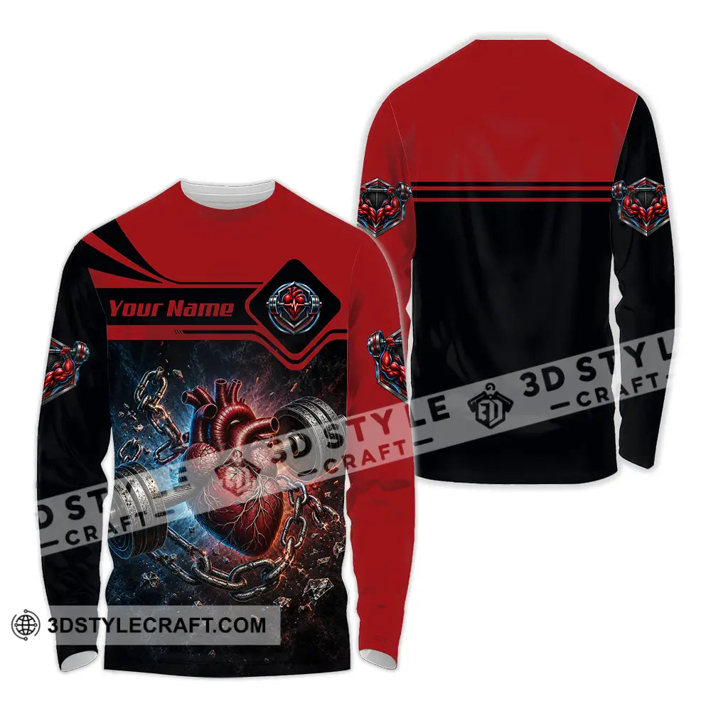Unisex Shirt - Custom Weightlifting Shirt - Long Sleeve Shirt / S - T-shirt