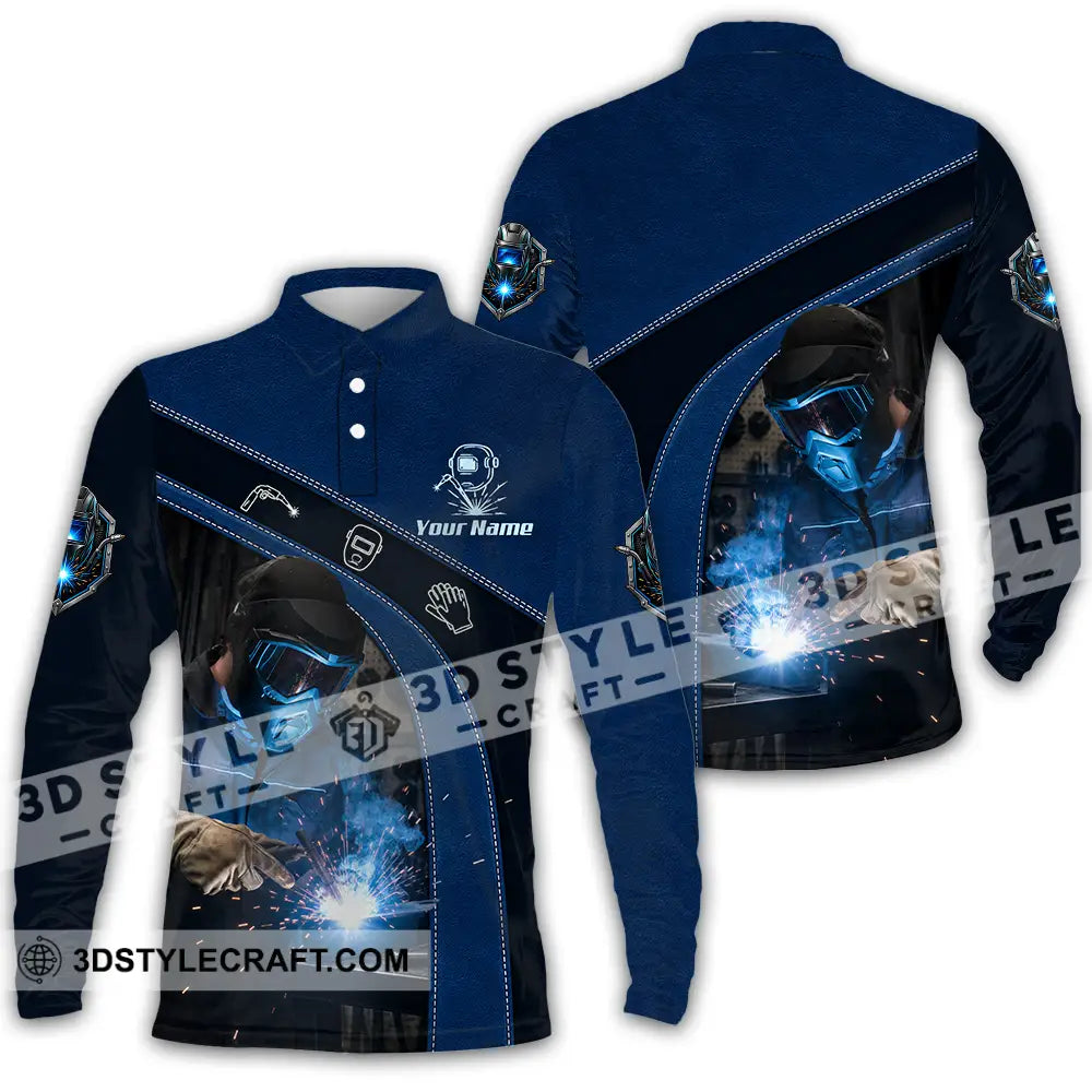Unisex Shirt - Custom Welder Shirt - Long Sleeve Polo / S - T-shirt