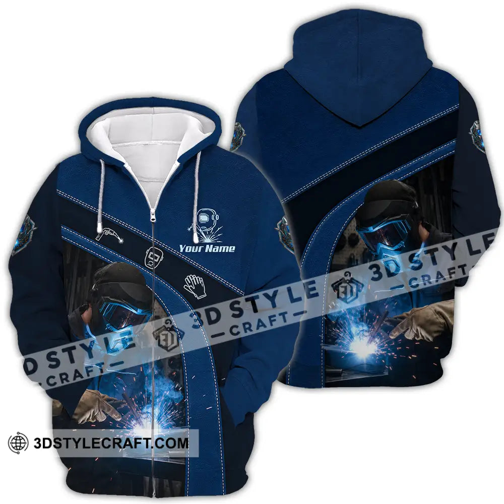 Unisex Shirt - Custom Welder Shirt - Zipper Hoodie / S - T-shirt