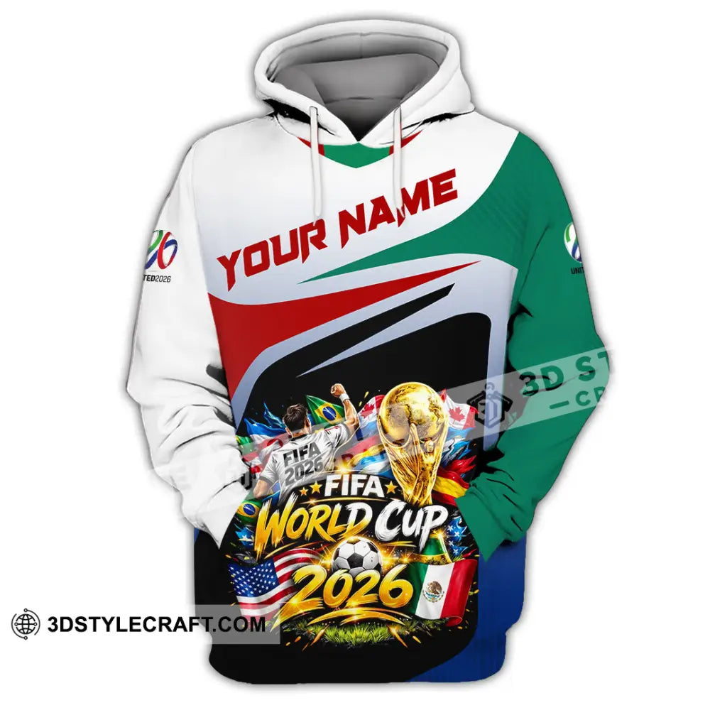 Unisex Shirt - Custom World Cup 2026 3D Shirt - Hoodie / S - T-shirt