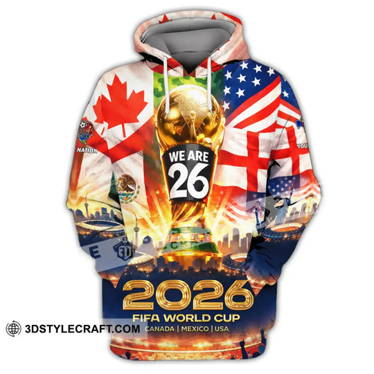 Unisex Shirt - Custom World Cup 2026 3D Shirt style option 2