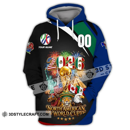 Unisex Shirt - Custom World Cup 2026 3D Shirt style option 2