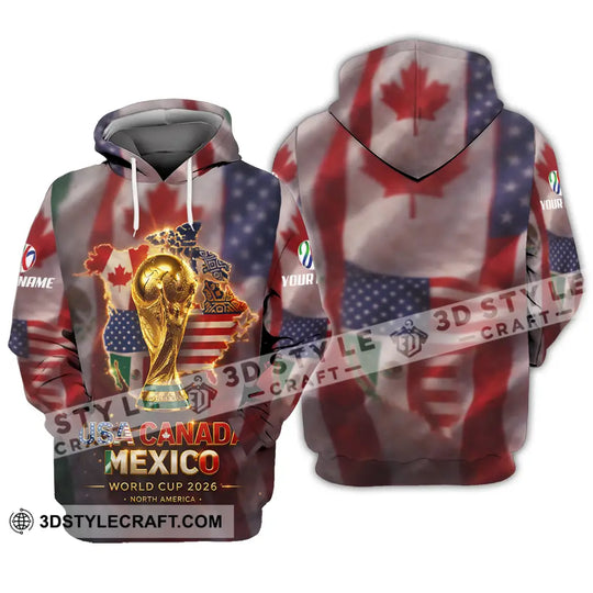 Unisex Shirt - Custom World Cup 2026 3D Shirt style option 3