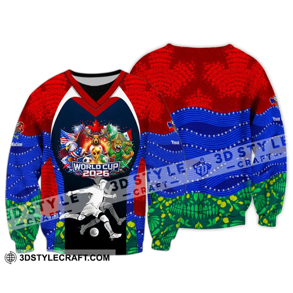 Unisex Shirt - Custom World Cup 2026 3D Shirt - Long Sleeve / S - T-shirt